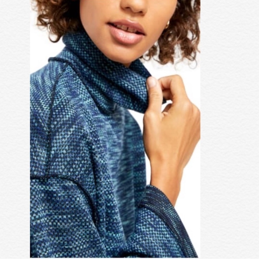 Free People Oversized Turtleneck Side Slits Sweater - Picture 4 of 12